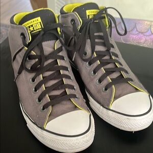 Converse High-Tops with Yellow Interior
